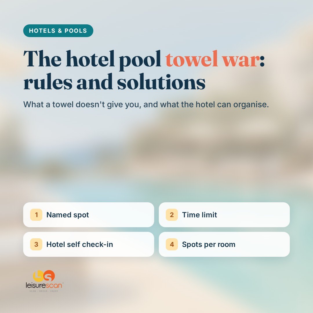 LeisureScan visual: the hotel pool towel war